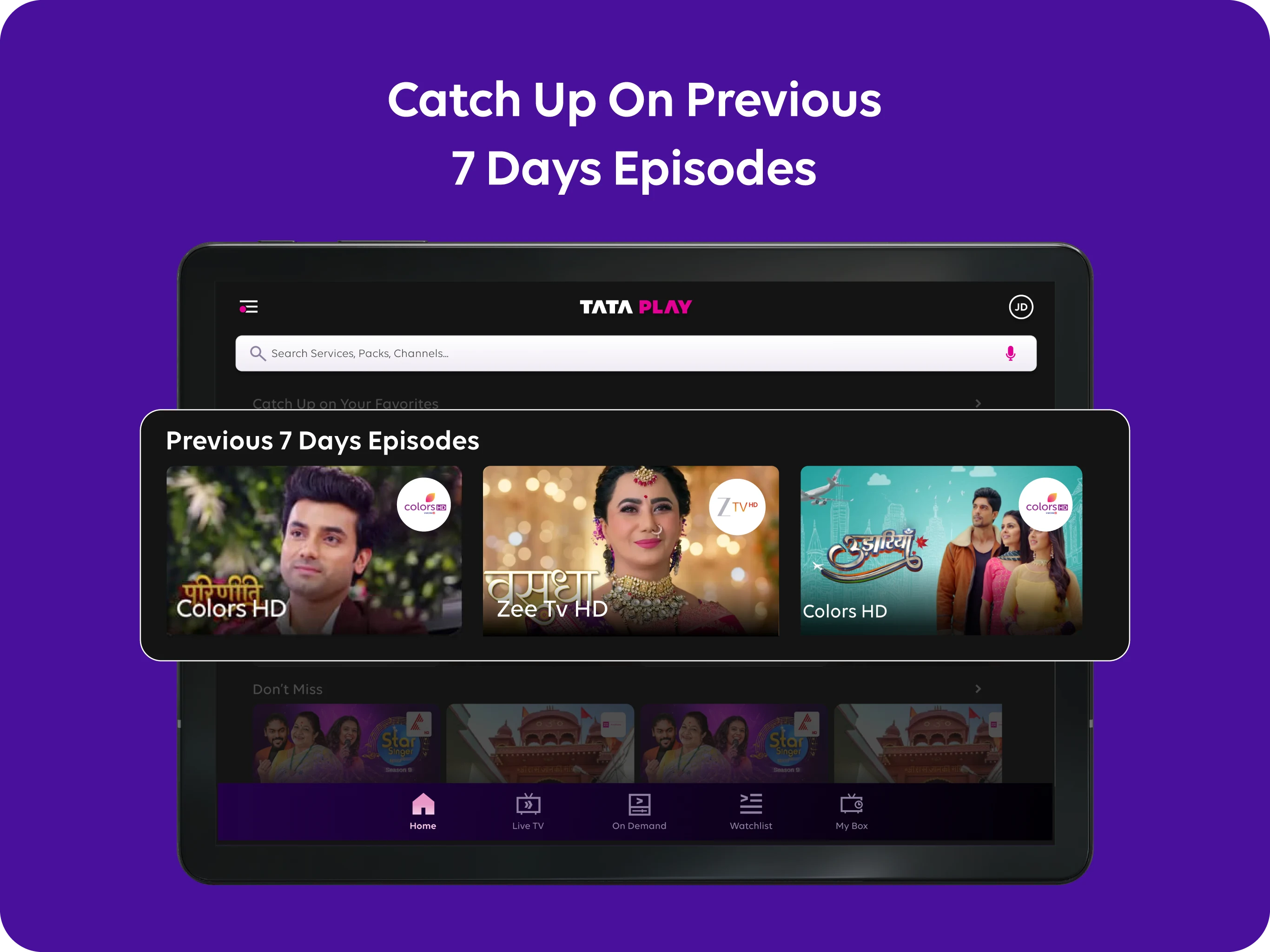 Tata Play - Live TV & DTH Pack screenshot